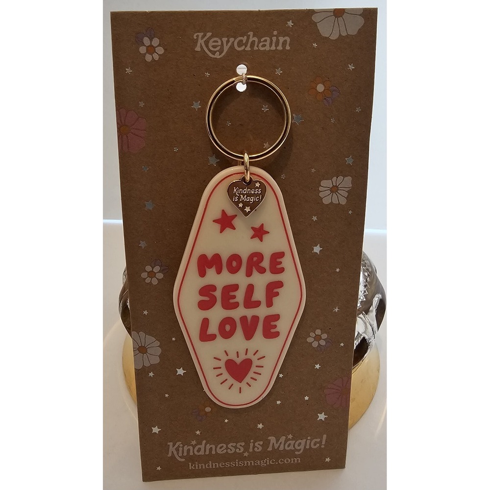 Keychain Hotel Retro "More Self Love"